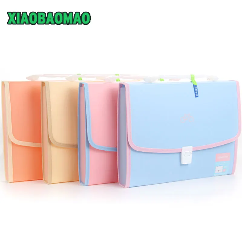 

expanding file folder a4 Expandable 13 Layers Document File Folders Bags for Office and School Exam office file folders bag