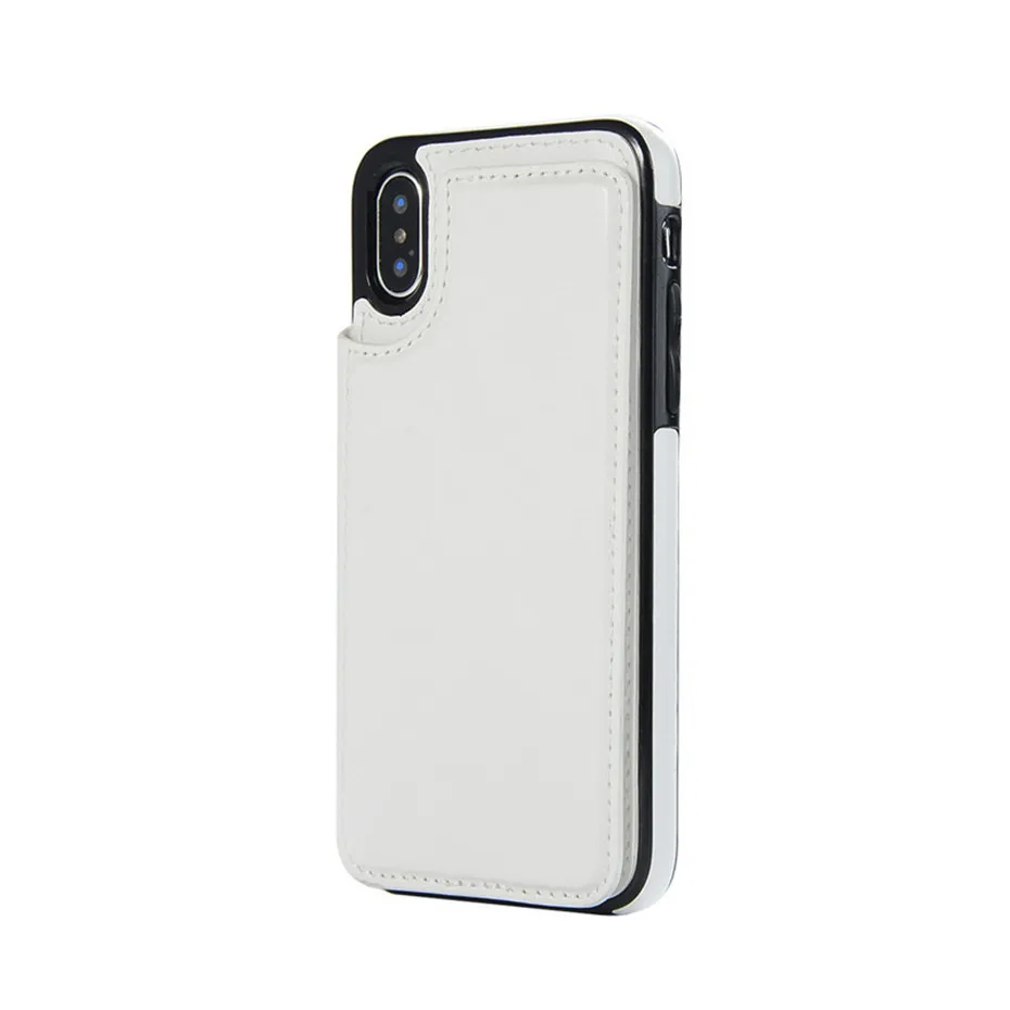 Luxury Slim Fit Premium Leather Cover For iPhone 13 11 12 mini Pro XR XS Max X 6 7 8 Plus Wallet Card Slots Shockproof Flip Case