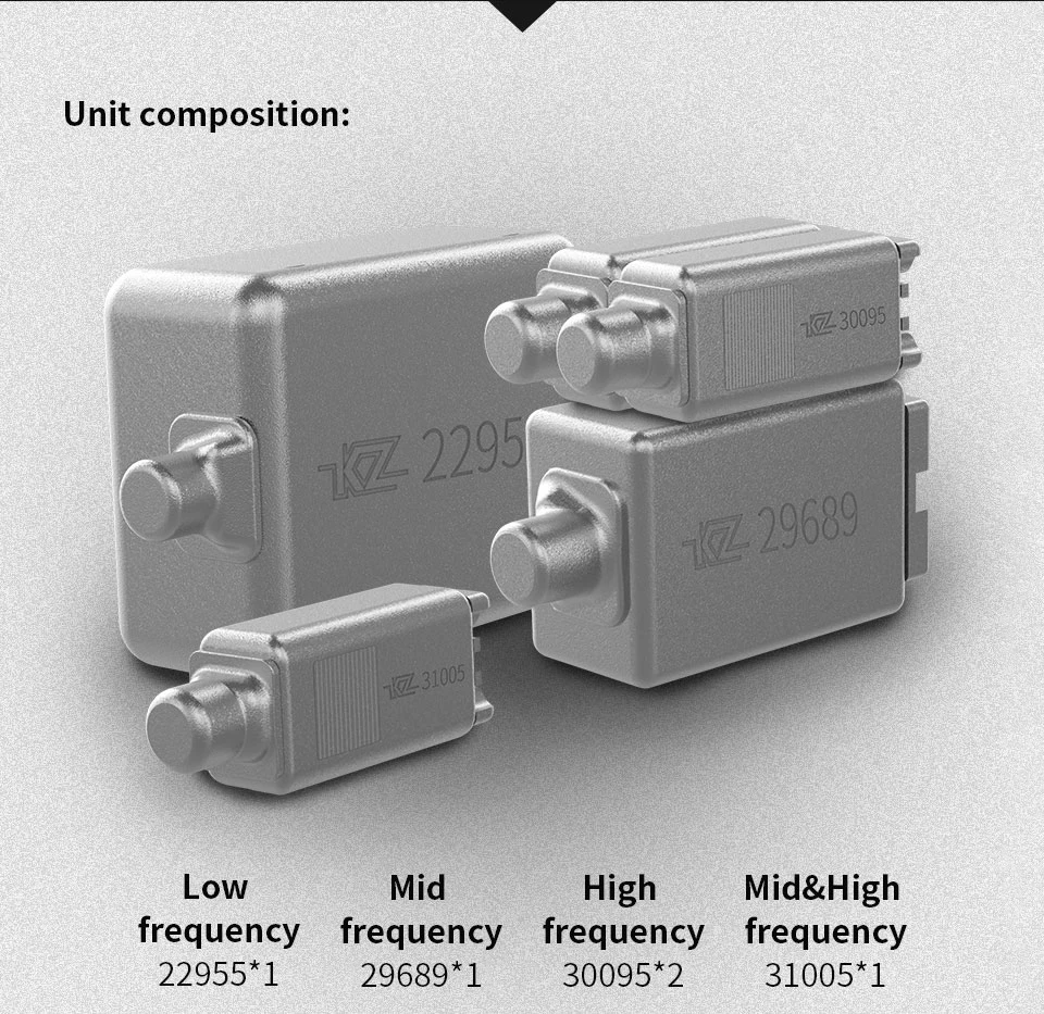 KZ AS10 5BA+ 5BA активные шумоподавляющие спортивные динамические гибридные Hifi наушники/Беспроводная гарнитура наушники для телефонов и музыки