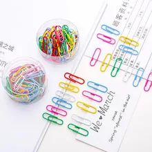 50 шт./кор. Бумага зажим Цвет многофункциональная Соединительная Скоба студент Карамельный цвет канцелярская Скрепка Закладка канцелярские принадлежности для студентов