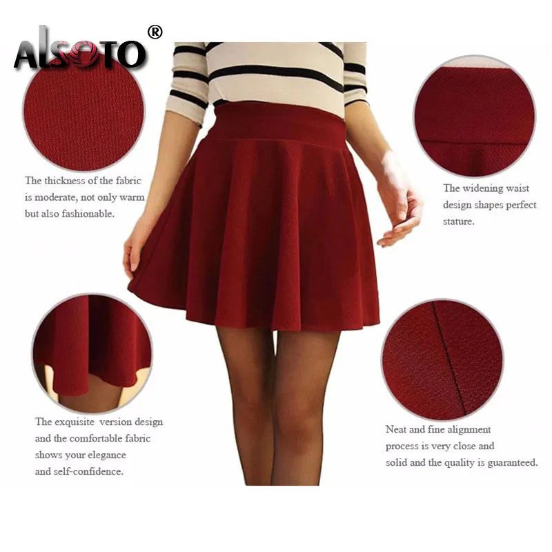 ALSOTO Winter and Summer style Brand women skirt elastic faldas ladies midi skirts Sexy Girl mini short skirts saia feminina ALSOTO Winter and Summer style Brand women skirt elastic faldas ladies midi skirts Sexy Girl mini short skirts saia feminina