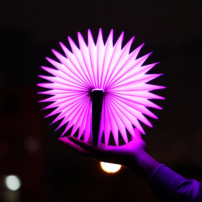 

Creative LED Night Light Folding Book Light USB Port Rechargeable PU leather Cover Home Table Desk Decor Lamp Portable lamp