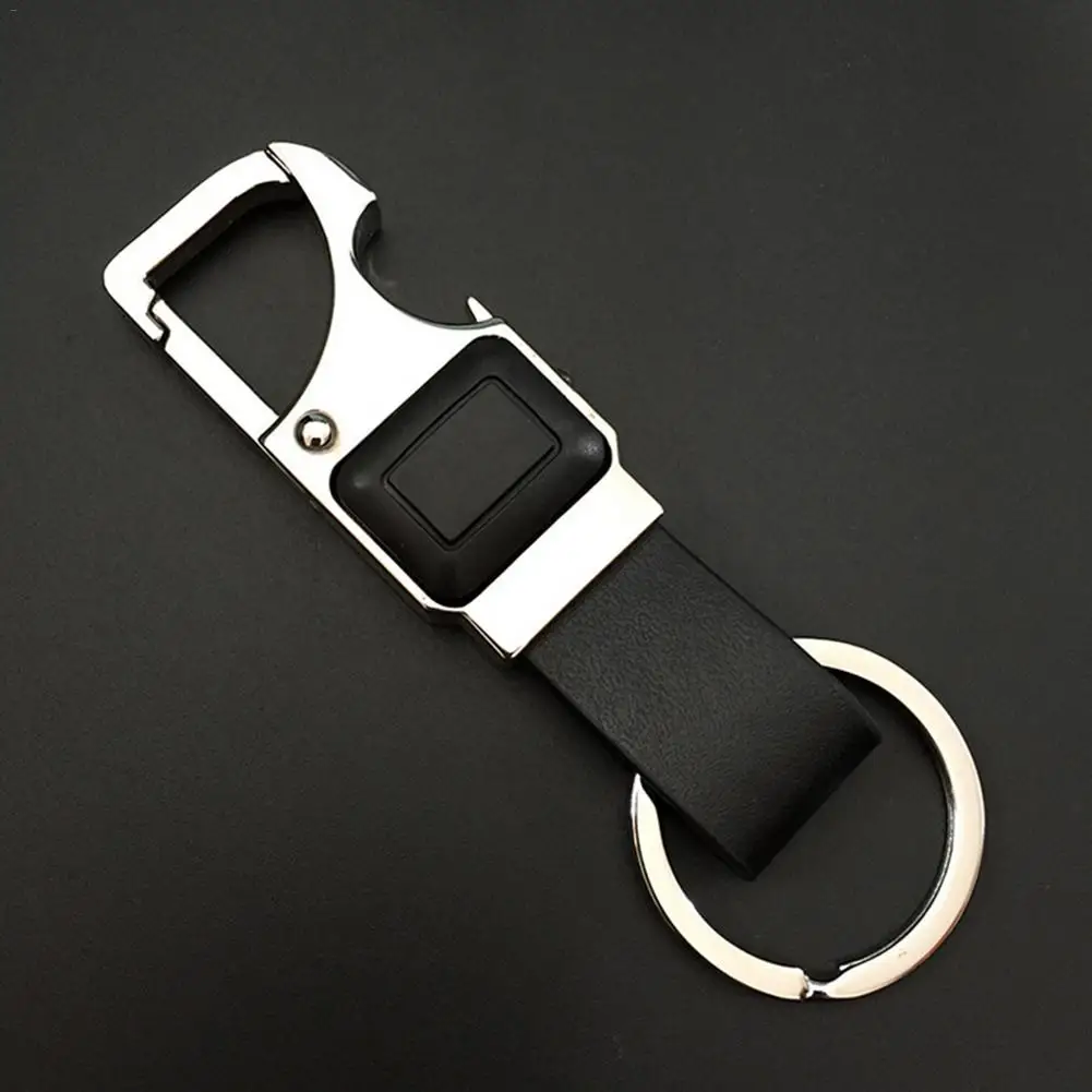 Car Keychain Multi-function Auto Key Ring With LED Lamp And Bottle Opener Zinc Alloy Chain Automotive Car-styling | Автомобили и