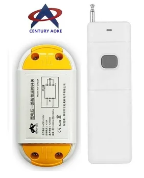 

AC 110V 220V 1CH Wireless Remote Control Switch System Receiver + Wall Panel Remote Transmitter Sticky Remote Smart Home Switch