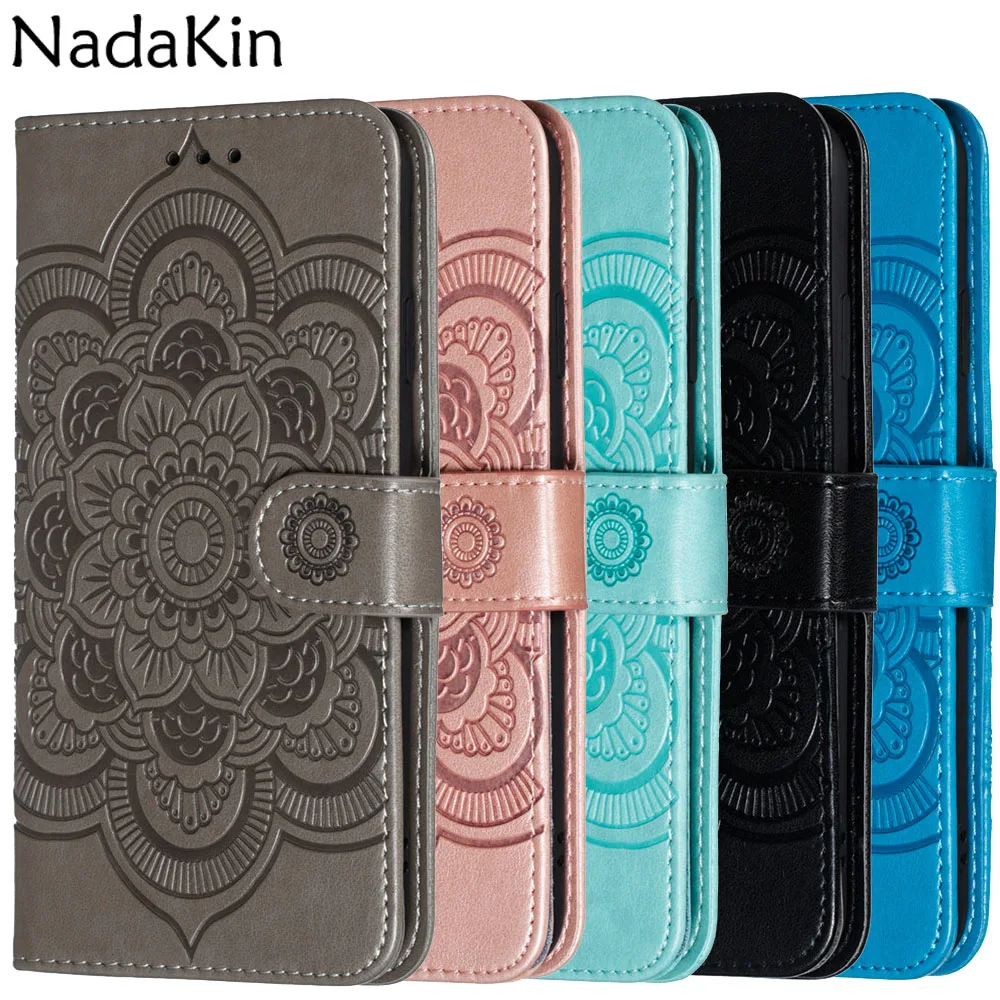 

Flip Datura Book Phone Case Shell Luxury Cover for Samsung Galaxy S10e S10 S9 Plus J4 J6 A6 Plus J2 Pro J8 A8 A9 A7 2018 Note 9