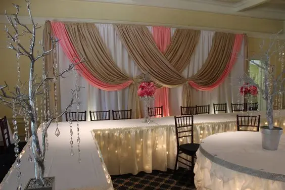 3 м х 6 м белый свадебный фон с красочными пеленками роскошные свадебные украшения