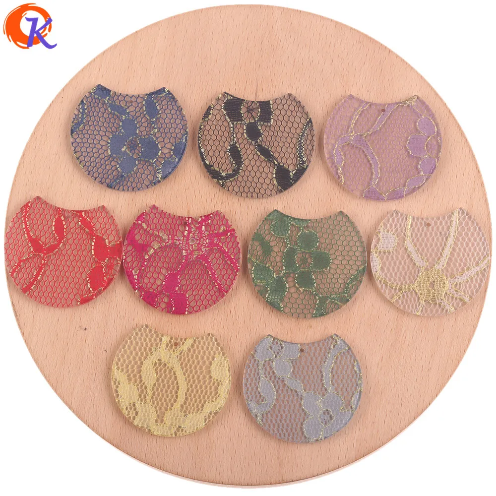 

Cordial Design 33*36mm 100Pcs Jewelry Accessories/Earrings Parts/Round Shape/Lace Effect/DIY Making/Hand Made/Earring Findings