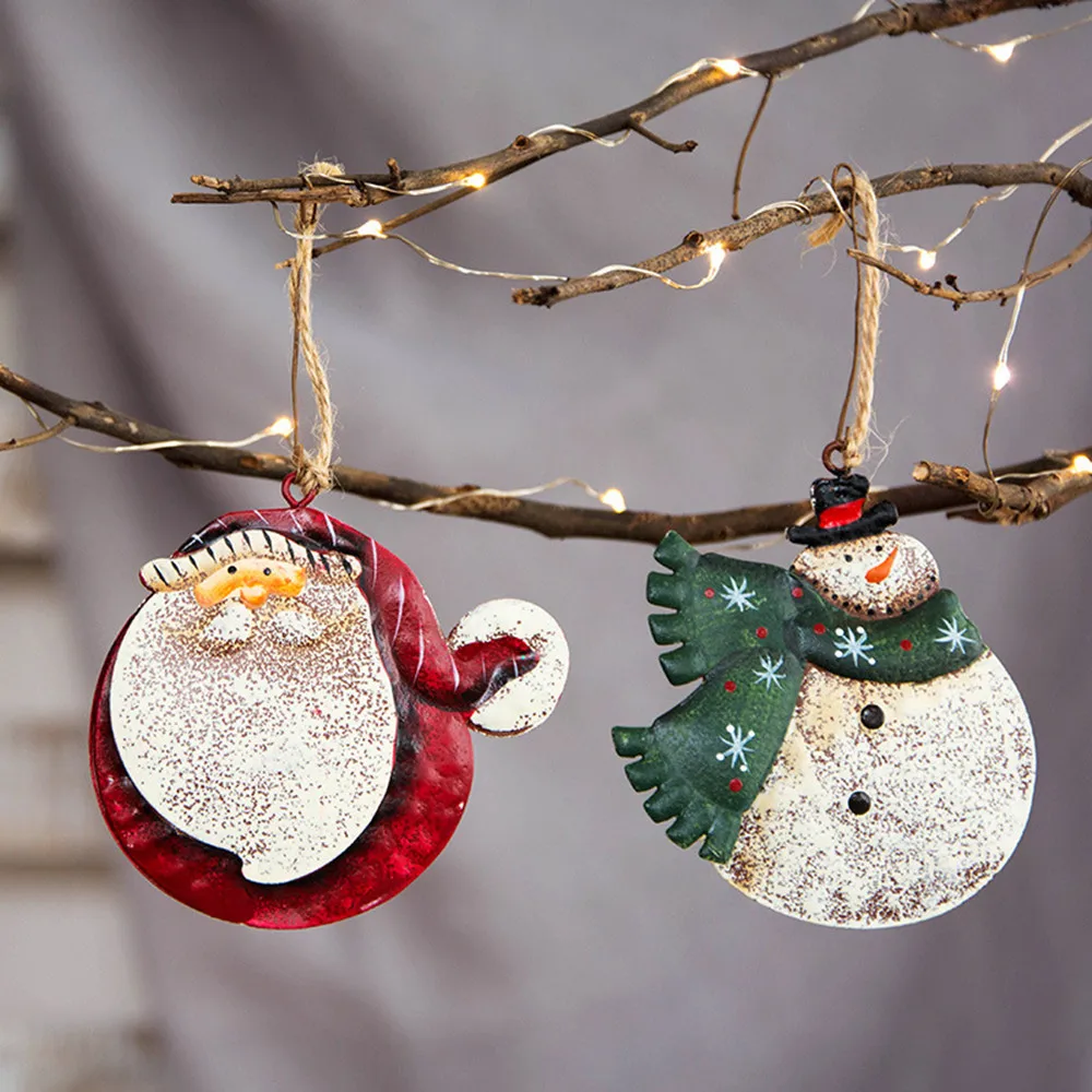 

Christmas Decor Gifts Wooden Pendant Tree Ornament Party Home Hanging Decor Adornos De Navidad Christmas Tree Decorations