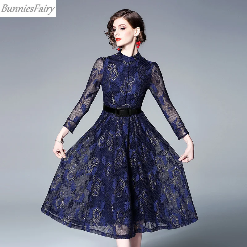 BunniesFairy 2019 весеннее женское элегантное платье с цветочным принтом черное