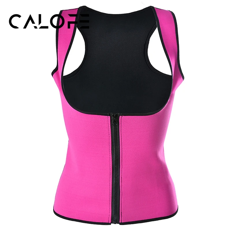 

CALOFE Women Sport Slimming Belts Sweatband Waist Warmer Quality Running Gym Vest Slim Waist Belt Plus Size Elastic Soft Corset