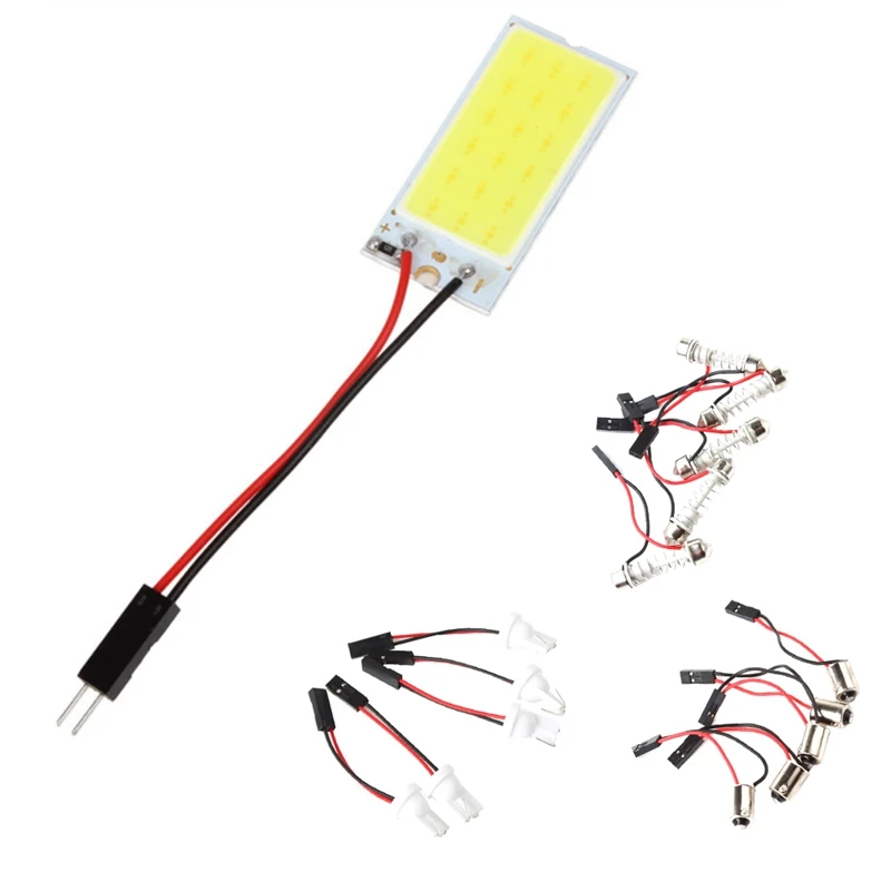 1set car led panel 18led COB LED Car Panel light Interior Room led Dome