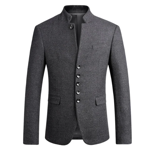 New spring style men high end boutique blazers business casual single ...