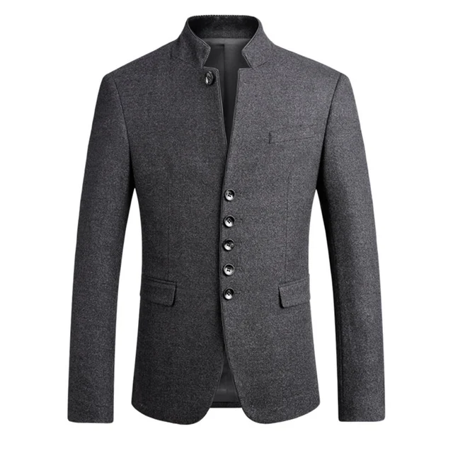 New spring style men high end boutique blazers business casual single