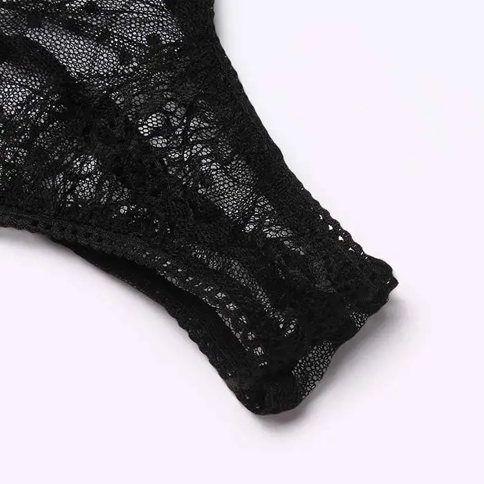 Для женщин сексуальное женское белье комбинезон кружева сетки See Through регулируемый ремень спагетти сексуальные костюмы белье боди