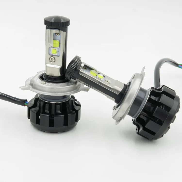 Новинка V18 турбо двойной луч H4/HB2/9003/9004/HB1/HB5/H13 40 Вт чипы для 4000LM светодиодная лампа