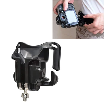 

Camera Waist Holster Waist Strap Belt Buckle Button Mount Clip Camera Video Bags for Sony Canon Nikon DSLR Camera