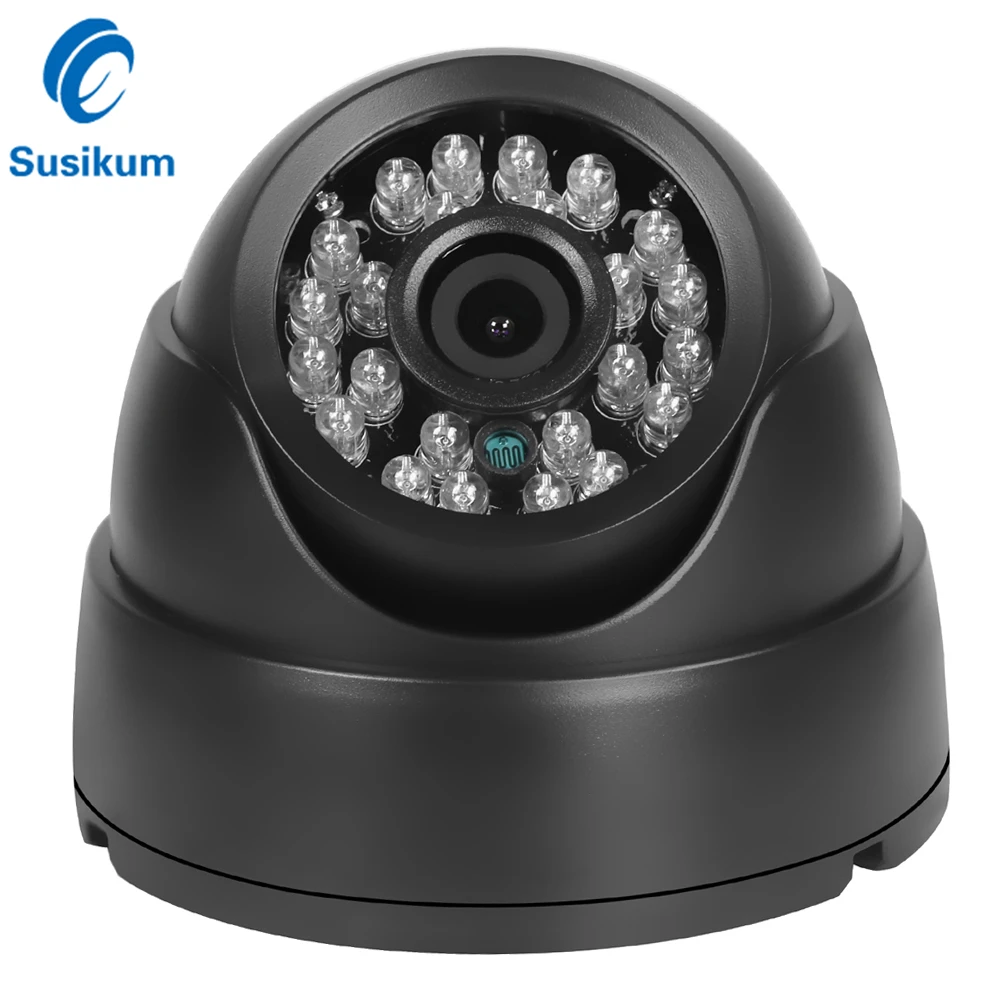

1080P Plastic Indoor Camera 24Pcs IR Led 3.6mm Lens SONY323 Sensor 2MP Mini Dome AHD Camera With OSD Menu
