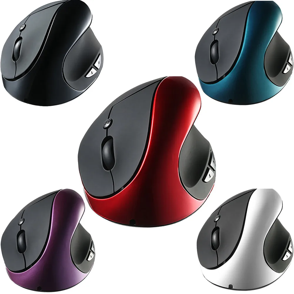 

1600DPI USB 2.0 Gaming Mice Wireless Vertical Rechargeable Mouse with Built in Battery for Tablet Laptop AU.15