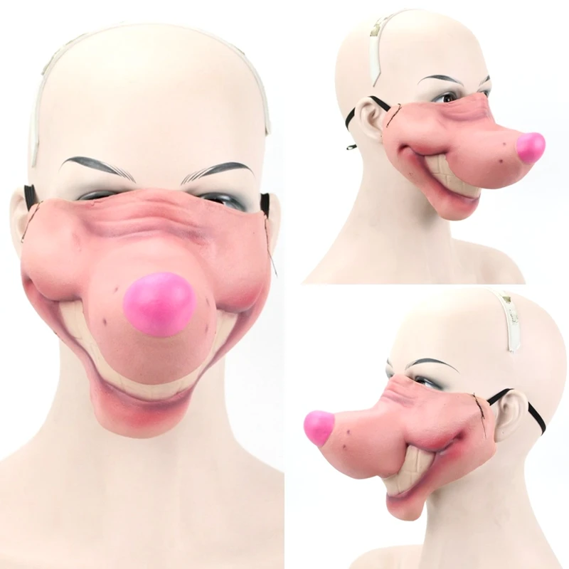 GNHYLL Masks 20 стилей смешные страшные маски вечерние на Хэллоуин День Дурака клоуна латексная костюмная Маска Косплей полумаска для лица