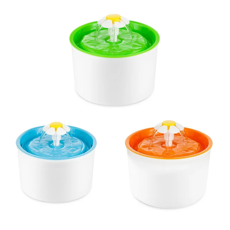 Automatic font b Pet b font Feeder Flower Cat Dog Electric Fountain Filter Replacement