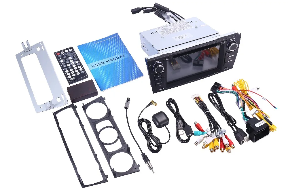 Perfect In stock 7"two Din Car DVD Player for BMW E90 E91 E92 With 3G GPS Bluetooth Radio RDS USB SD Canbus Steering Wheel Free GPS Map 19
