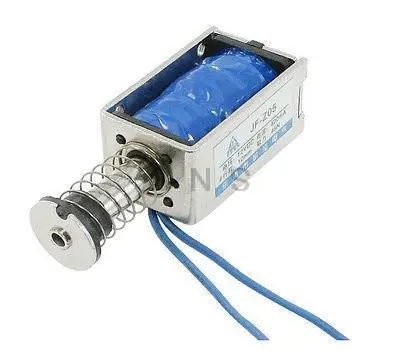 

DC 12V 400mA Push Pull Type Open Frame Solenoid Electromagnet 10mm 45N 9.9LB