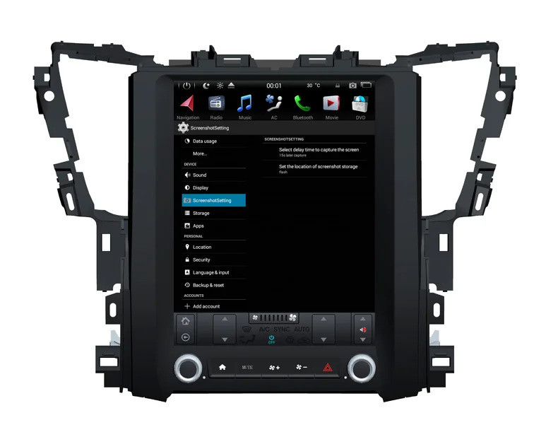 Perfect 12.1inch tesla style android 7.1 car dvd player for toyota alphard vellfire 30 series 2015-2018 car audio headuint gps navi wifi 9