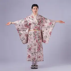 Женское кимоно в традиционном стиле Yukata женский халат японский