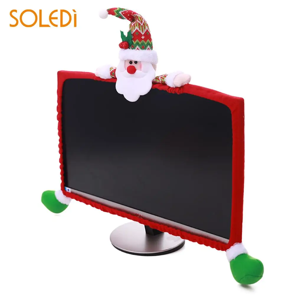 

Cartoon Beautiful Monitor Cover Screen Cover 9-27inch Christmas Kitchen Bag Gift Computer Cover
