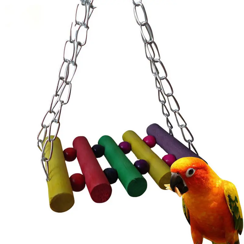 1 шт. деревянный попугай|swing bird|bird toysparrot swing |