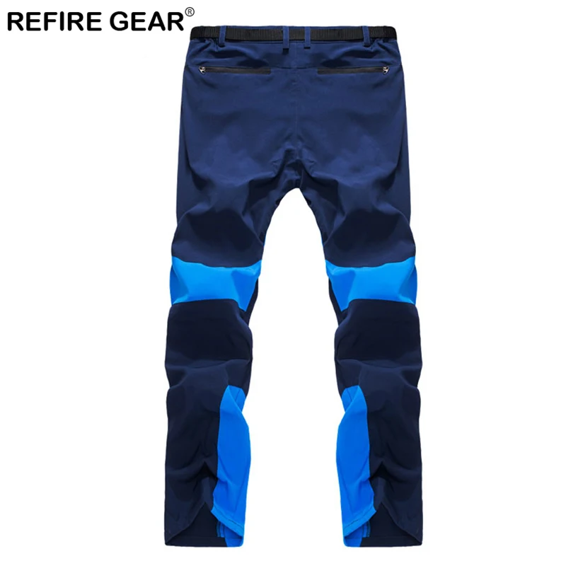 Pantalones deportivos al aire libre del verano del engranaje del fuego de los hombres de secado rápido impermeable transpirable pantalones de senderismo escalada elástica Trekking pantalones de Camping