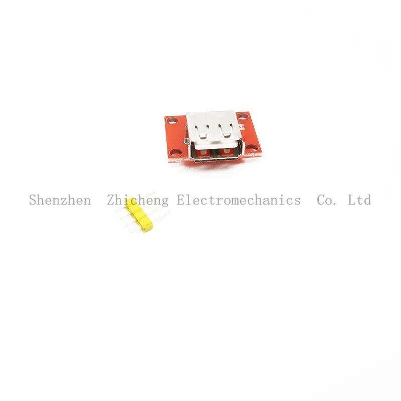 

High Quantity DIY USB Type A Female Breakout Board 5V Power 2.54mm Header