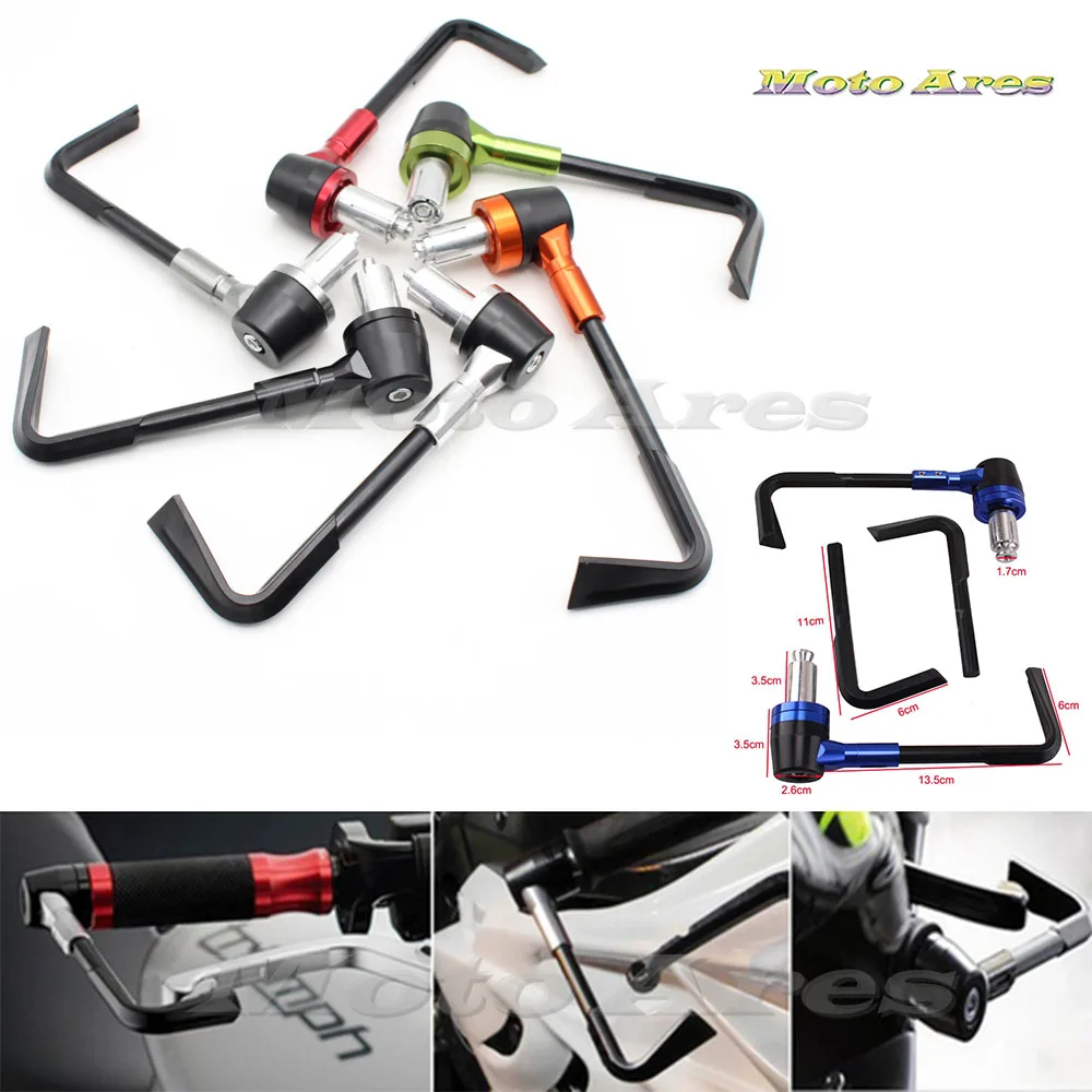 

Universal 7/8" 22mm Pro Brake Clutch Levers Protector Brush Motorcycle Proguard System Guard CNC Protect Guard Aluminum&ABS New