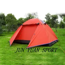 NEW!1 – 2 person Double layer One bedroom Winter Tent Windproof Rainproof Snowproof Outdoor Camping hunting fishing Thick Tent