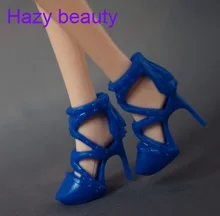 Hazy beauty different styles for choose Casual High heel shoes Flat shoes for Barbie Doll Fashion
