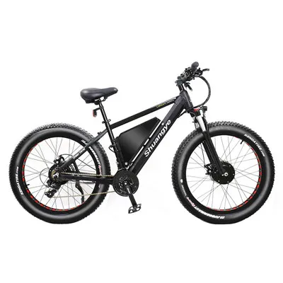 Top 26*4.0 inch fat tire electric bike 60V 2000W motor max speed 55km/h beach bike 14