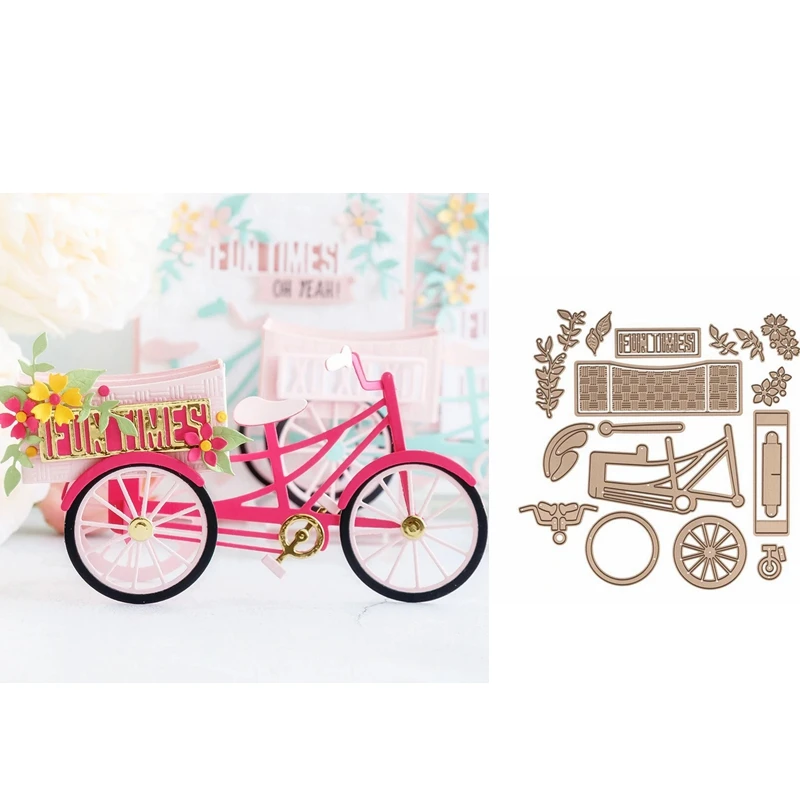 

Metal Cutting Dies Cut Die Mold Bicycle Letter Decoration Scrapbook Paper Craft Knife Mould Blade Punch Stencils Die