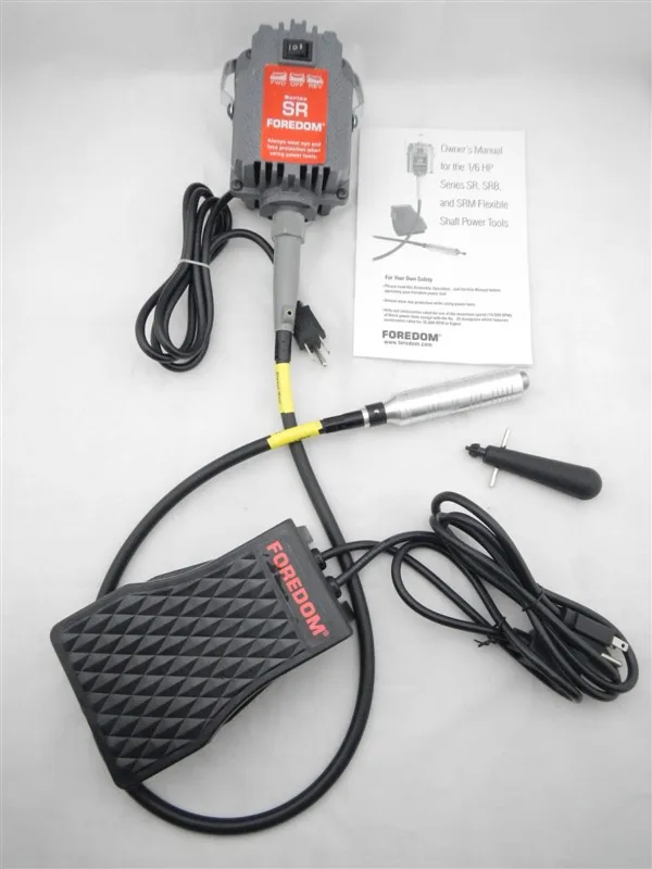 

HOT 220V FOREDOM SR JEWELERS FLEX SHAFT polishing machine, Power Carving machine, buy one machine one inner & outer shaft free