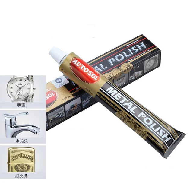 Buy 75ml Autosol Cream Knife Machine Polishing Wax Mirror Metal Stainless Steel