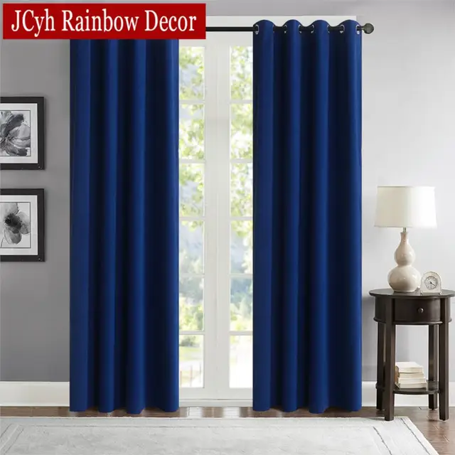 Modern Solid Blackout Curtains For Living Room Bedroom Velvet Blackout