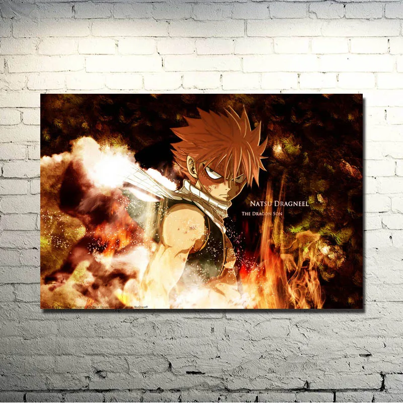 Fairy Tail Anime Art Silk Fabric Poster 13x20 32x48 Inch Erza Scarlet