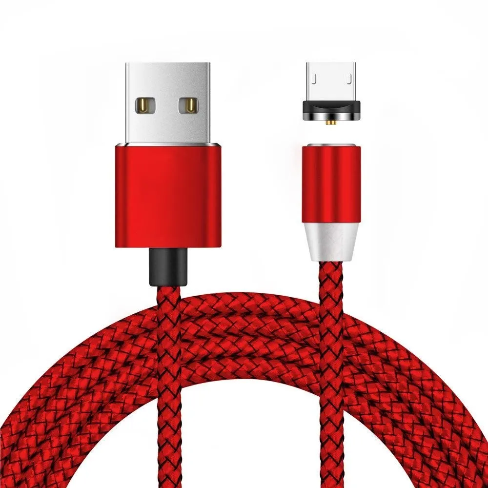 5Pin магнитное зарядное устройство mi cro USB кабель для Xiao mi Red mi 3 Plus/Red mi Note 4 3 Pro/mi 4i/mi Note Pro/mi 3 mi-2 S 1S mi Pad Tab - Цвет: Red with Plug