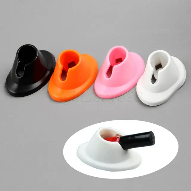 2017 New 2 Pcs Rubber Nail Polish Bottle Holders Art 2017 New 2 Pcs Rubber Nail Polish Bottle Holders Art Tips Varnish