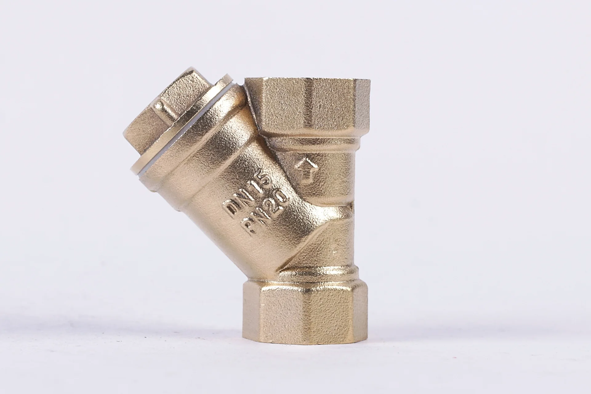 Прямая продажа с фабрики шелк рот g-резьба Полный латунь фильтр y-Тип клапан с фильтром DN15-DN50