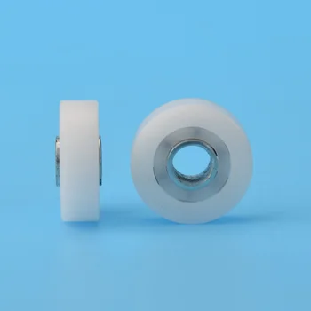 

5pcs 6*19*6mm F type plane pulley package nylon plastic POM bearing pulley for 3D printer mini wheel