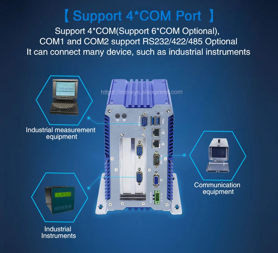 Minisys высококачественный Мини промышленный ПК Intel kaby lake core i5 7200u DDR4 ram dual lan nvidia встроенный компьютер без вентилятора с PCI