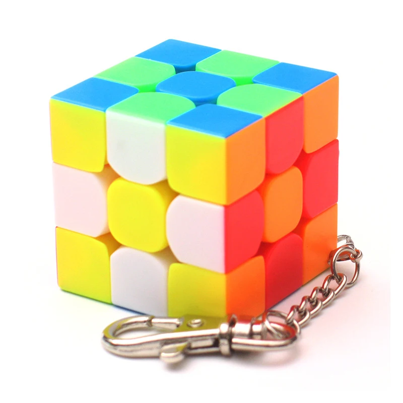 

MoYu mini 4.0CM 3x3x3 Magic cube Professional Speed Twist Puzzle Keychain Neo Cube Classic Toys For Children Puzzle cube Gifts