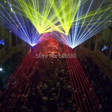 Освещение событий лазер большой мощности 5 Вт RGB 5000 мВт Анимация лазерный свет системы красный 637nm/1 Вт, зеленый 520nm/2 синий 462nm/2+ 40 Kpps