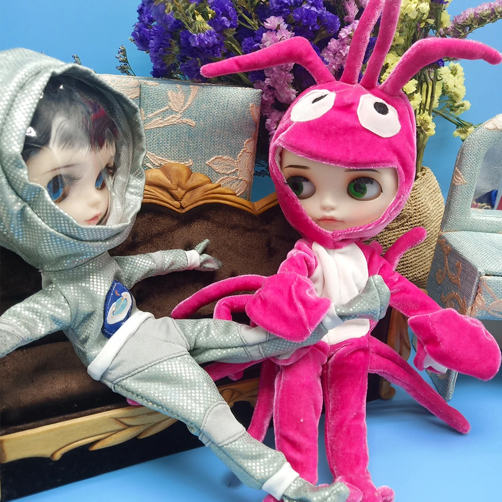 Лимит собирать BJD Кукла одежда подходит 26 см кукла 1/6 наряды дизайн серый космический костюм Bjd аксессуары обучающая игрушка для мальчика