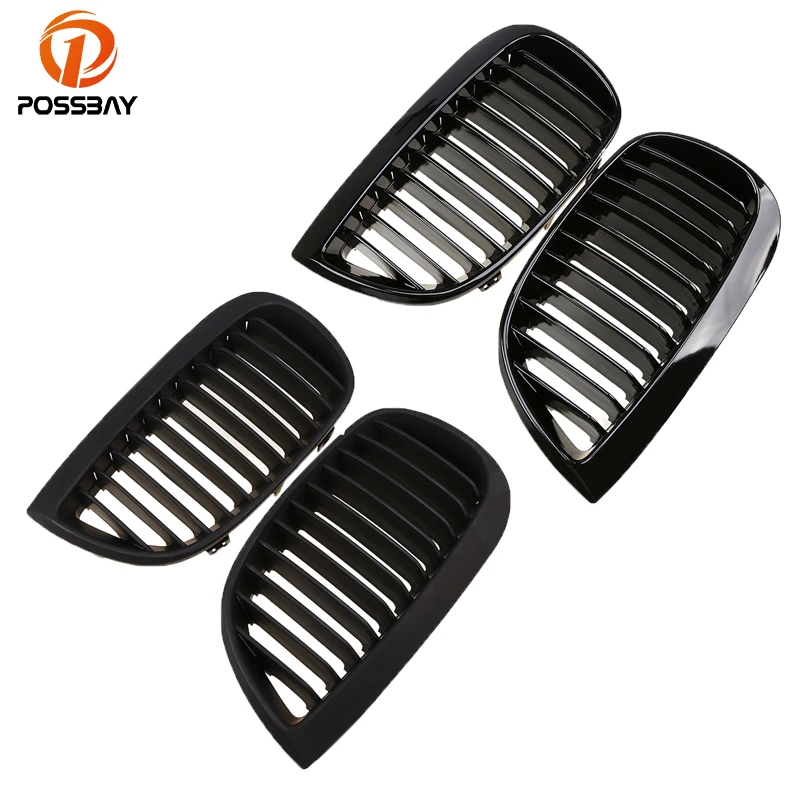 Передняя решетка POSSBAY для BMW 1 Series E81 116d/118d/120d/120i/123d/130i 3 дверная бампера автомобиля